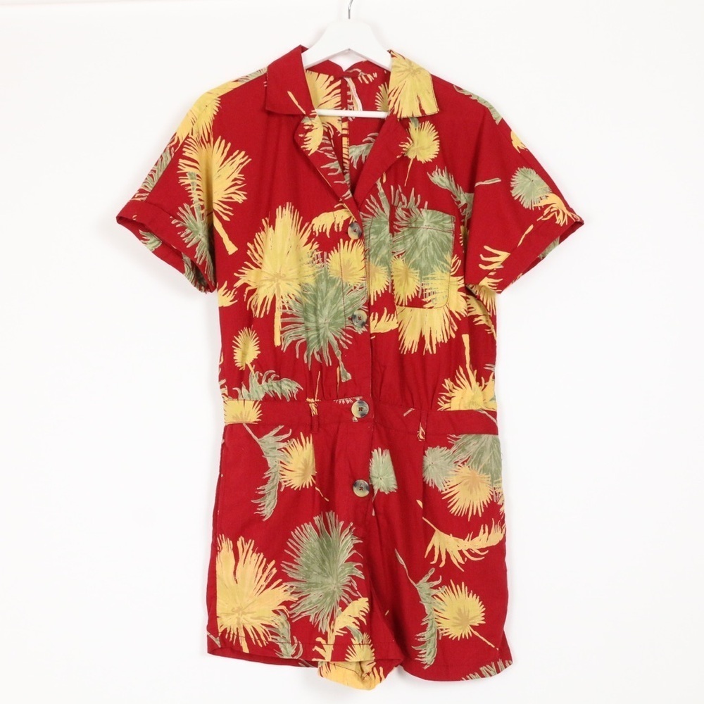 Free People Malibu Palm Romper
